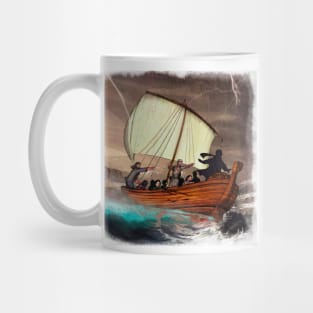 Attack on the boat Mug